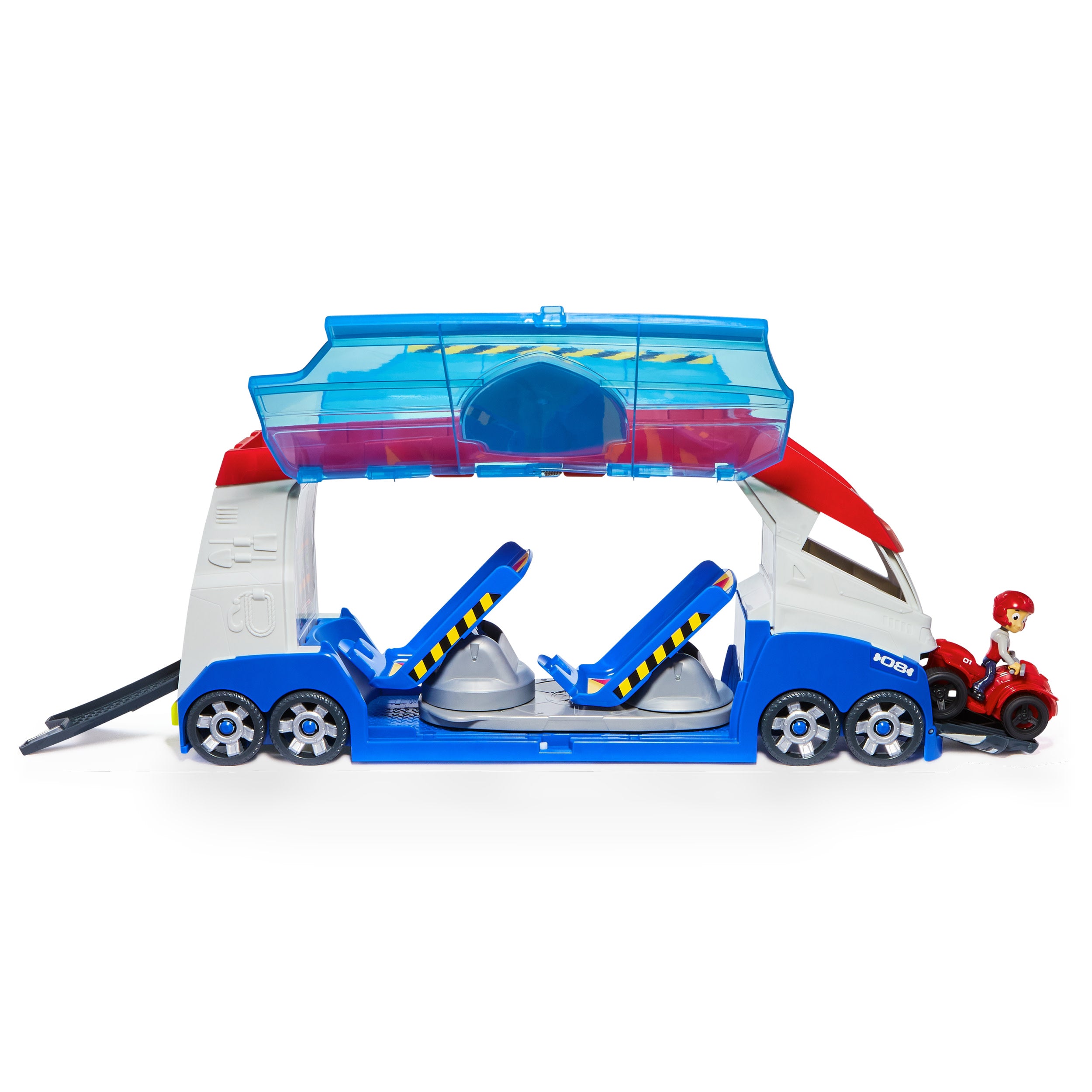 Spin Master - PAW PATROL Paw Patroller trasformabile con lanciatore per veicoli