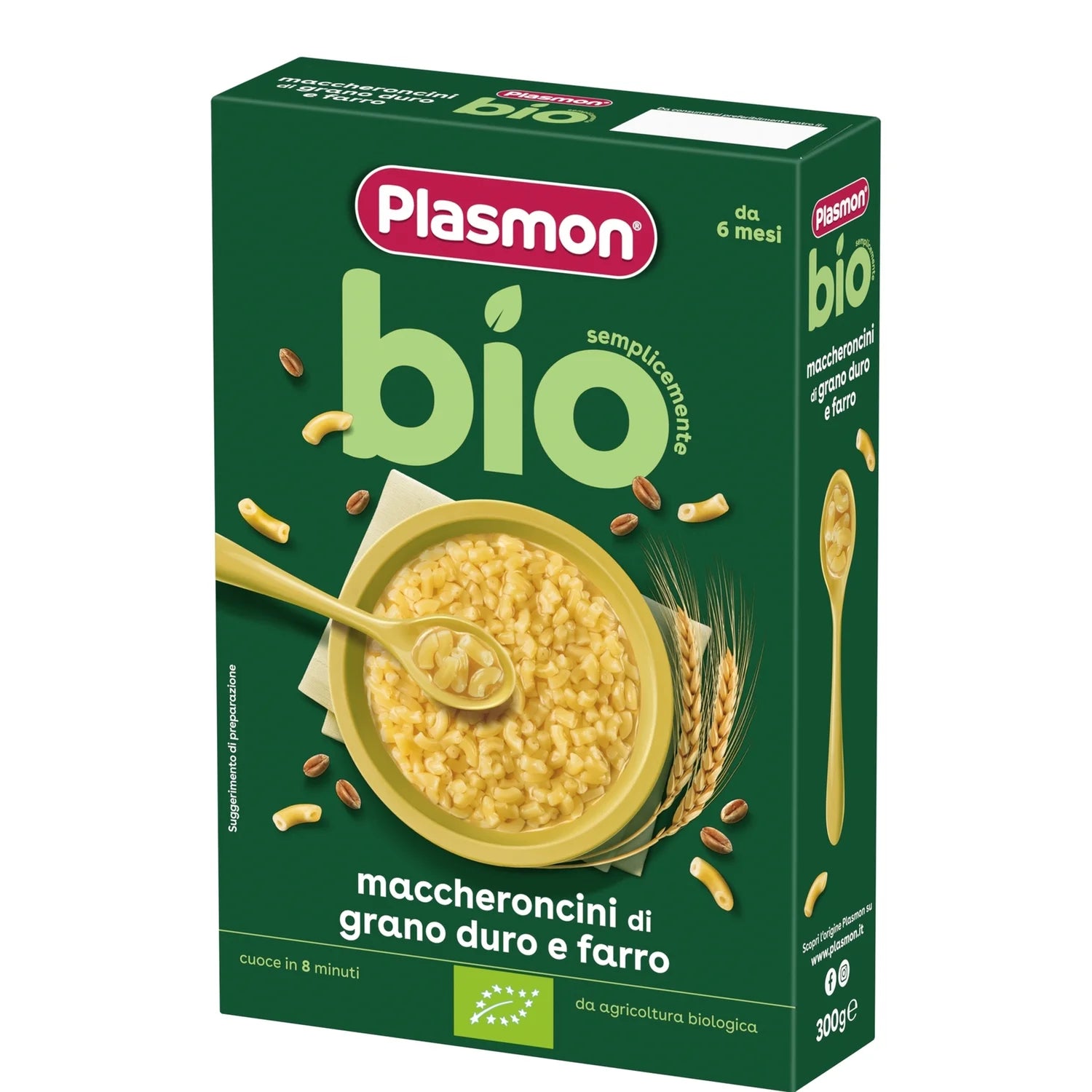 Plasmon - BIO Pastina Maccheroncini: Confezione 300 gr