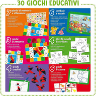 Lisciani - Carotina Tavolino Molto Attivo 30 Giochi Nuova Edizione