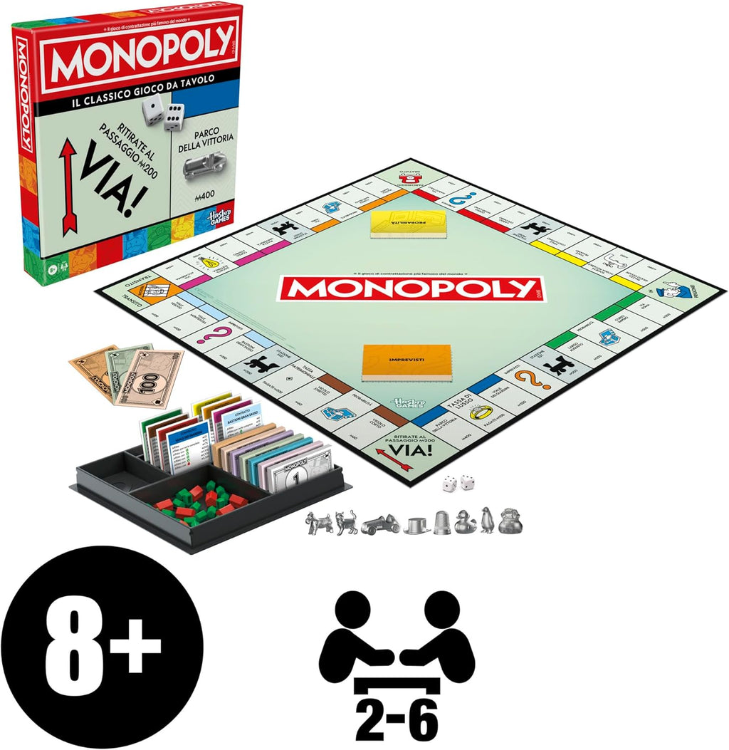 Hasbro - Monopoly Classico Refresh G0009103