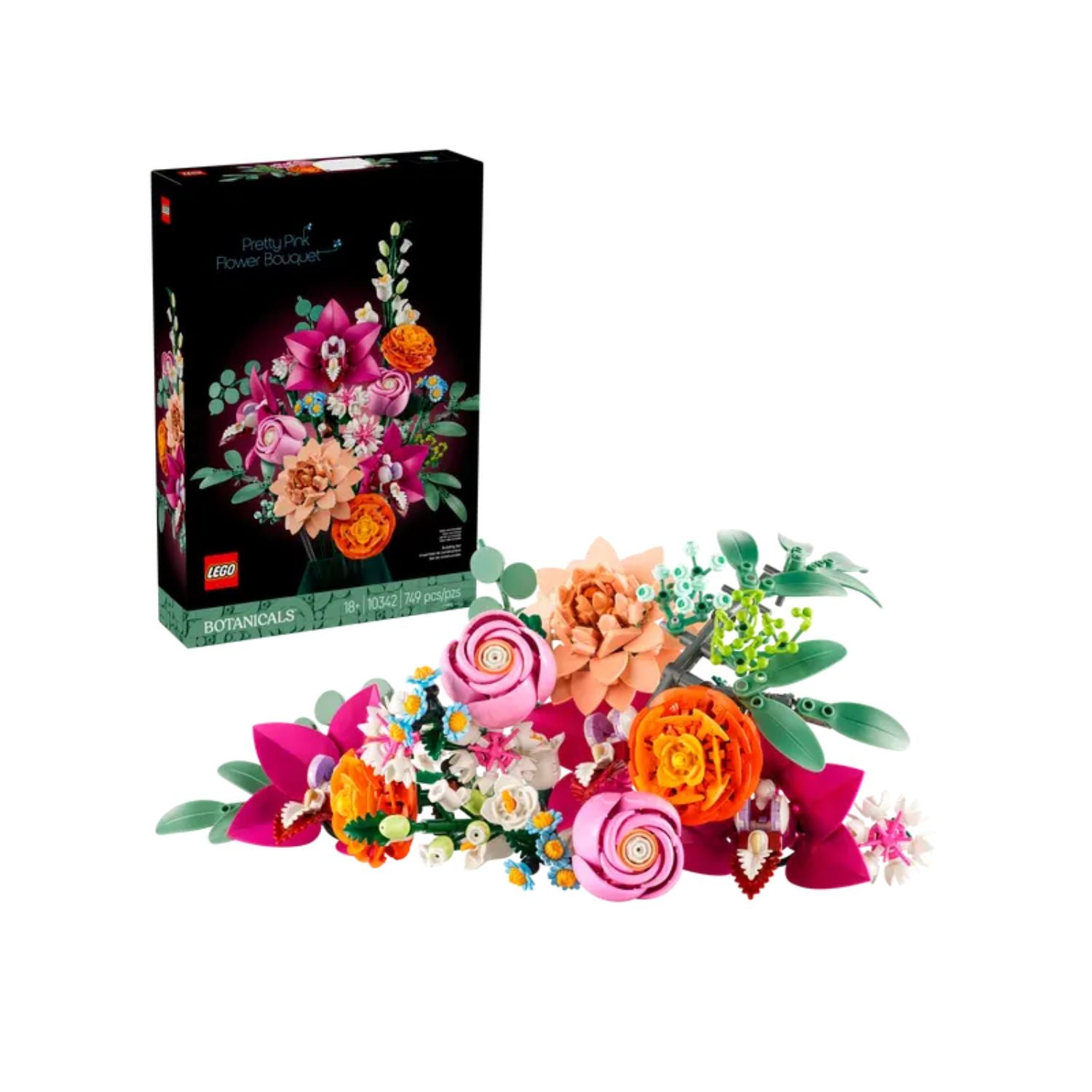 LEGO - Botanicals: Bouquet Di Fiori Rosa 10342