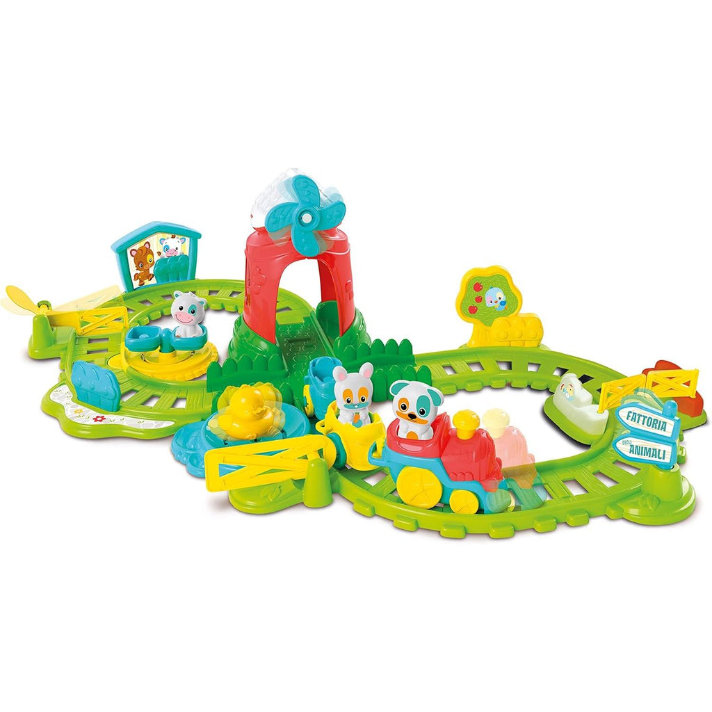 Clementoni - Playset the little train on the farm interactive 17756