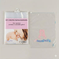 Happy Baby - Kit 5 Buste Porta Corredino Con Cerniera