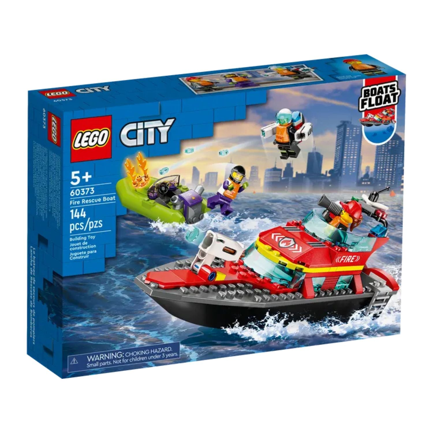 LEGO - City Barca di soccorso antincendio 60373
