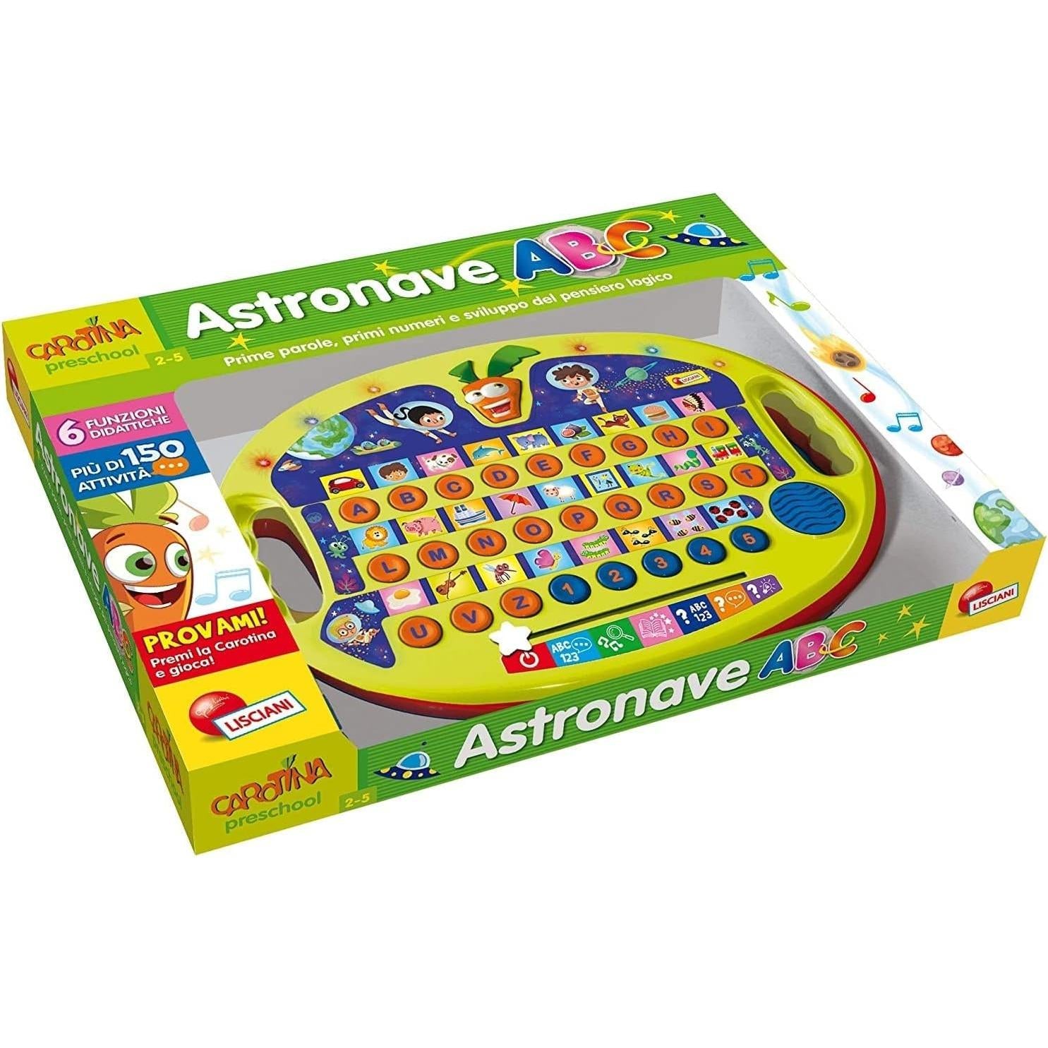 Lisciani - Carotina Astronave Abc