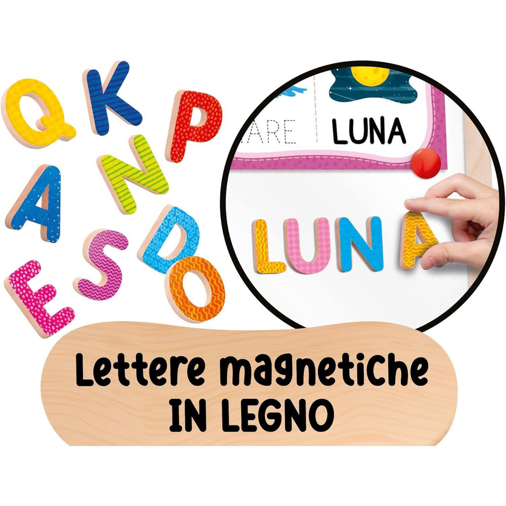 Lisciani - Montessori Lavagnona in Legno Cresce Con Te