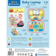 Clementoni -  Baby Laptop Amici Animali 17677