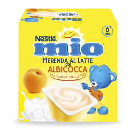 Nestlè - Merenda Lattea Albicocca: Confezione 4x100gr