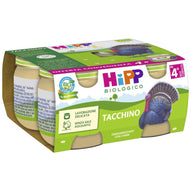 Hipp - Omogeneizzato Carne Tacchino: Confezione Multipack 4x80gr
