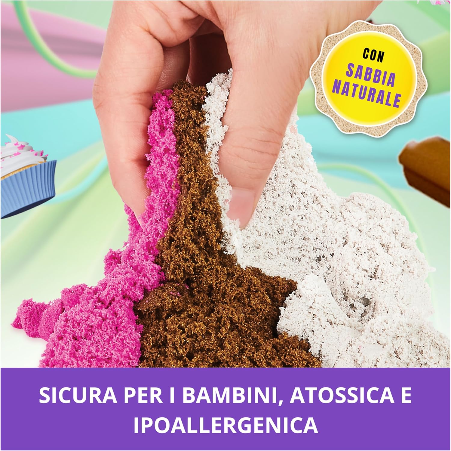 Spin Master - Kinetic Sand playset Delicious Ice Creams