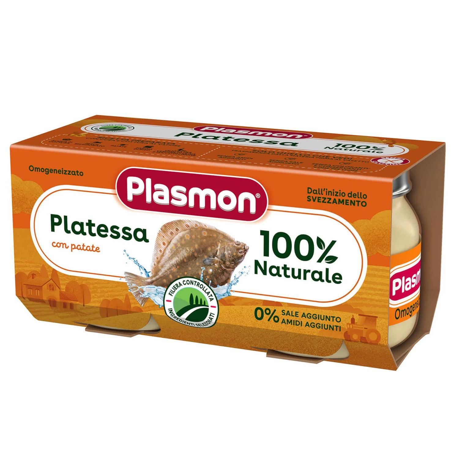 Plasmon - Homogenized Plaice 2 x 80 gr