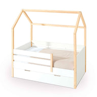 Alondra - Letto Montessori a Casetta Sogni 70x140 cm Con Cassetti