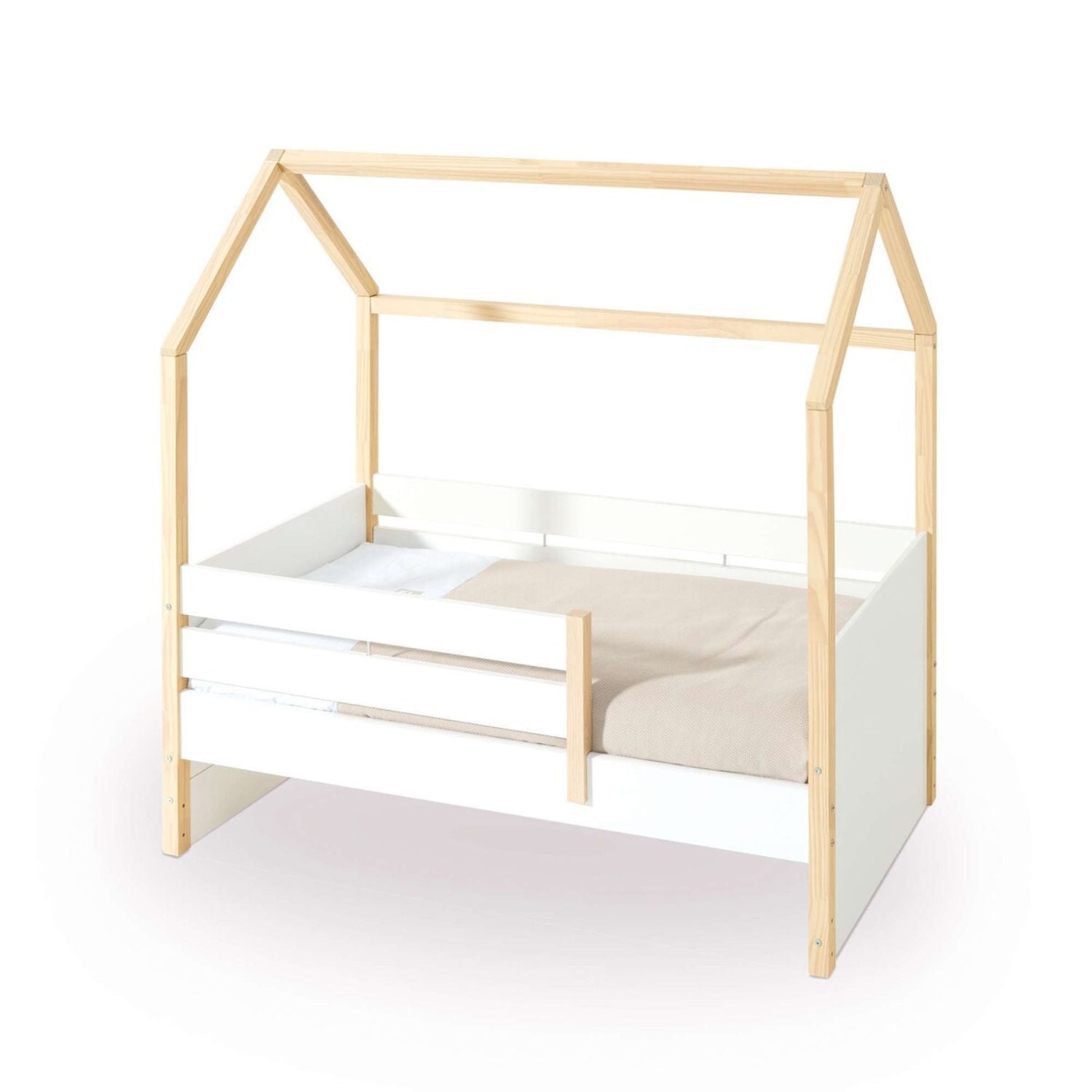 Alondra - Letto Montessori a Casetta Sogni 70x140 cm Con Cassetti