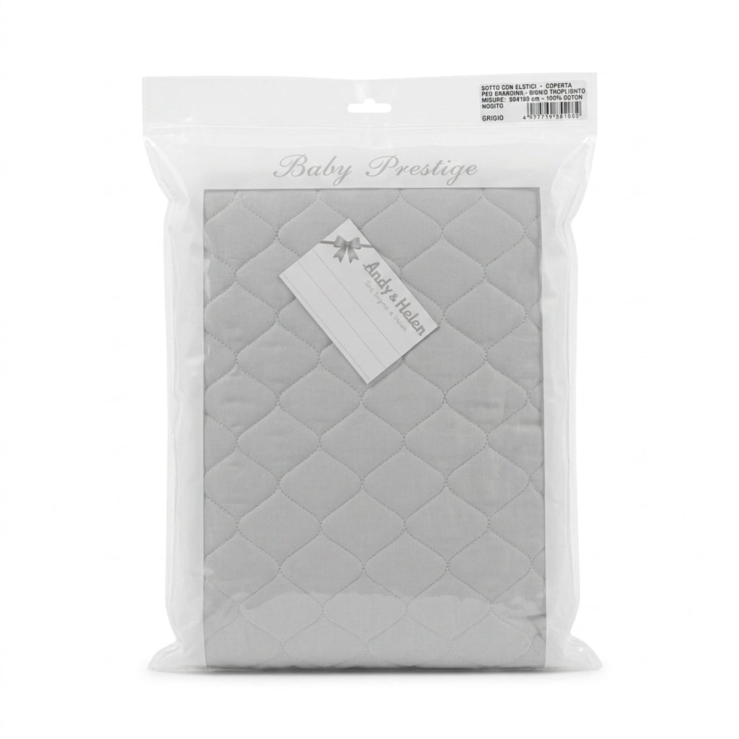 Andy & Helen - Sotto con Angoli + Coperta per Brandina Asilo Trap 60x135 Cm