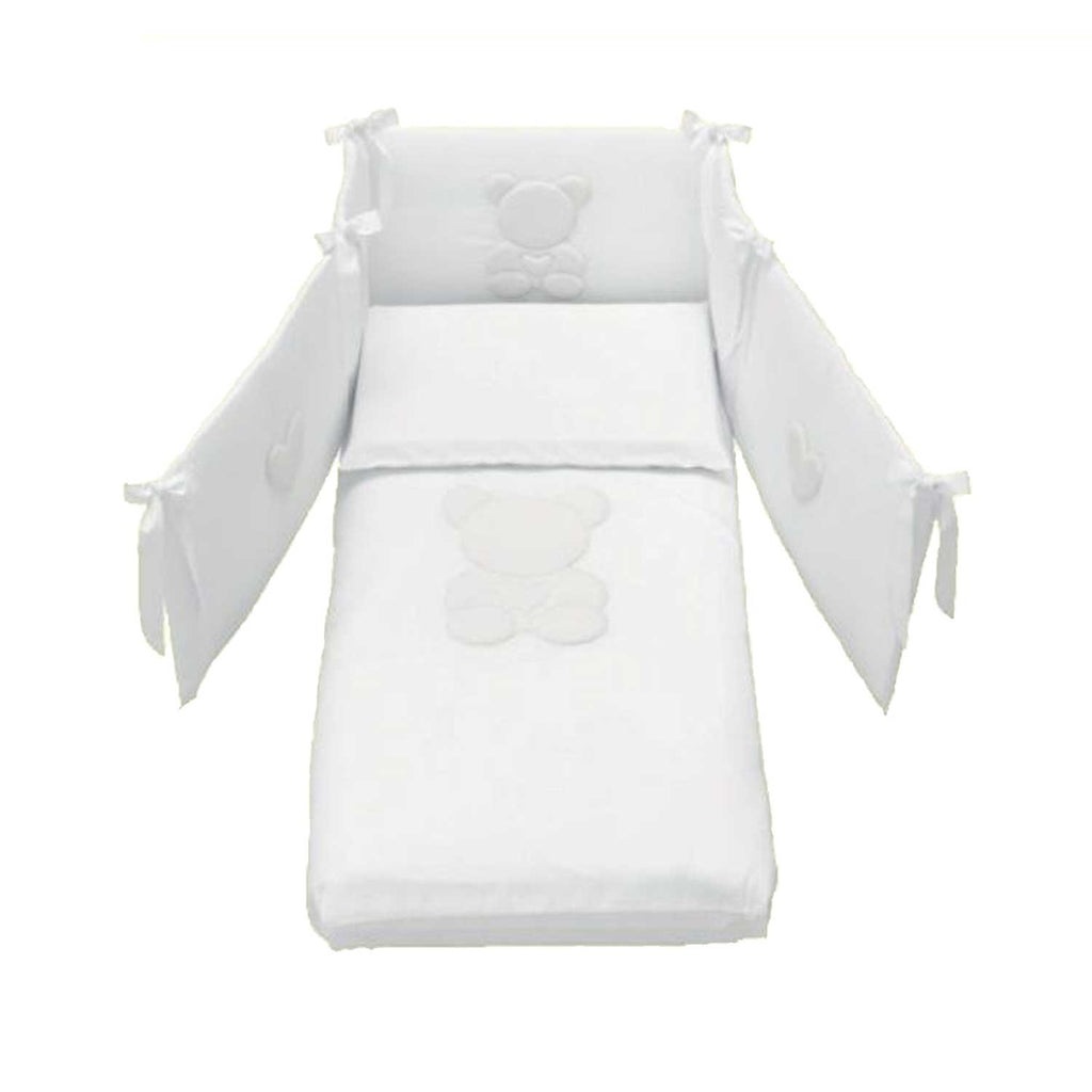 Azzurra Design - Lettino Contact + Completo Piumone Domus Bianco