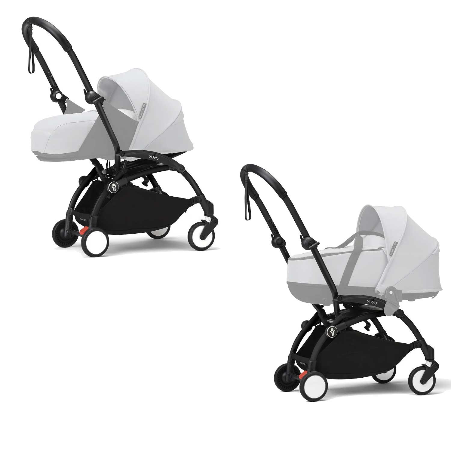 Stokke - Telaio Yoyo3 con Rivestimento 6+ e Bassinet 0+