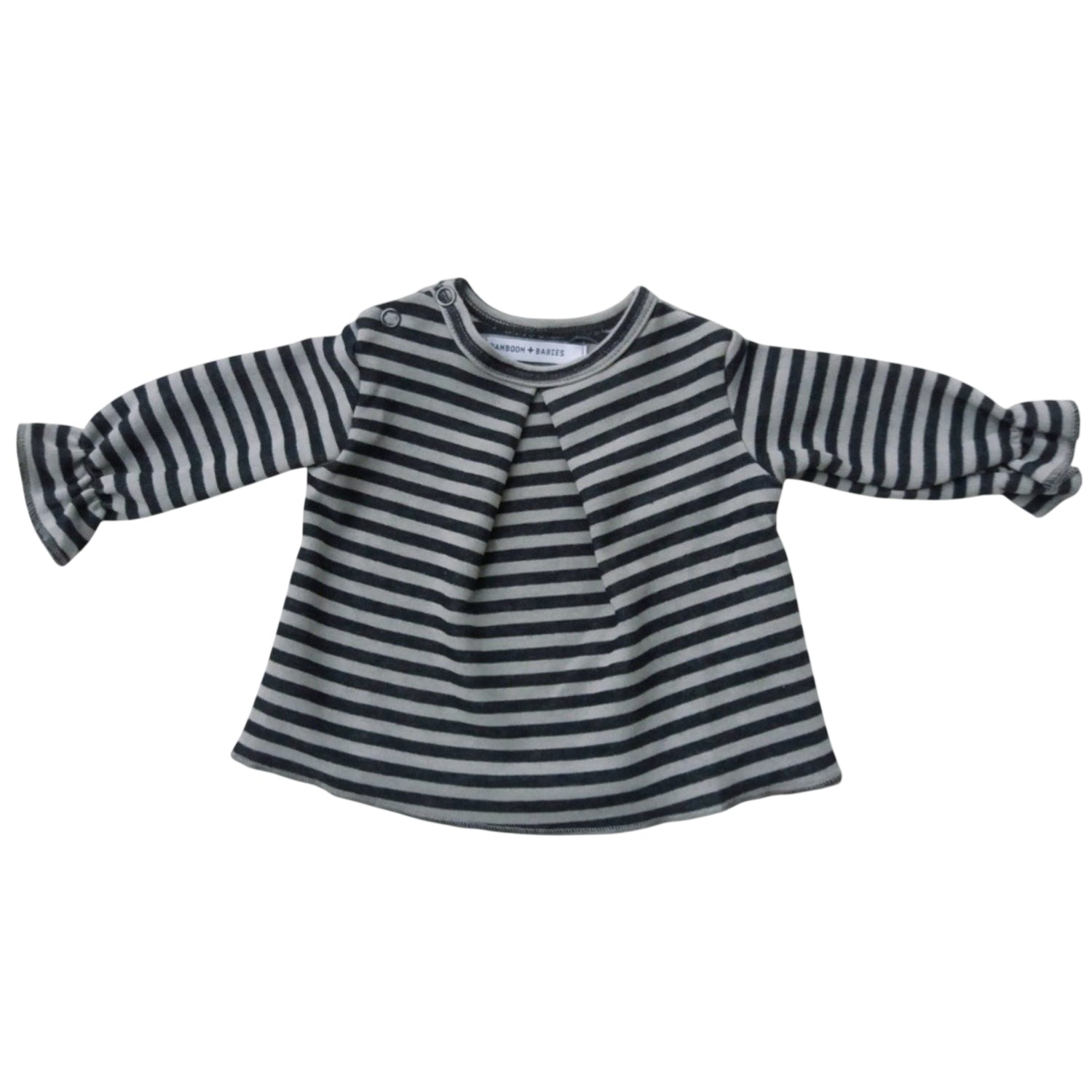 Bamboom - Girl Striped T-Shirt in Bamboo Fiber