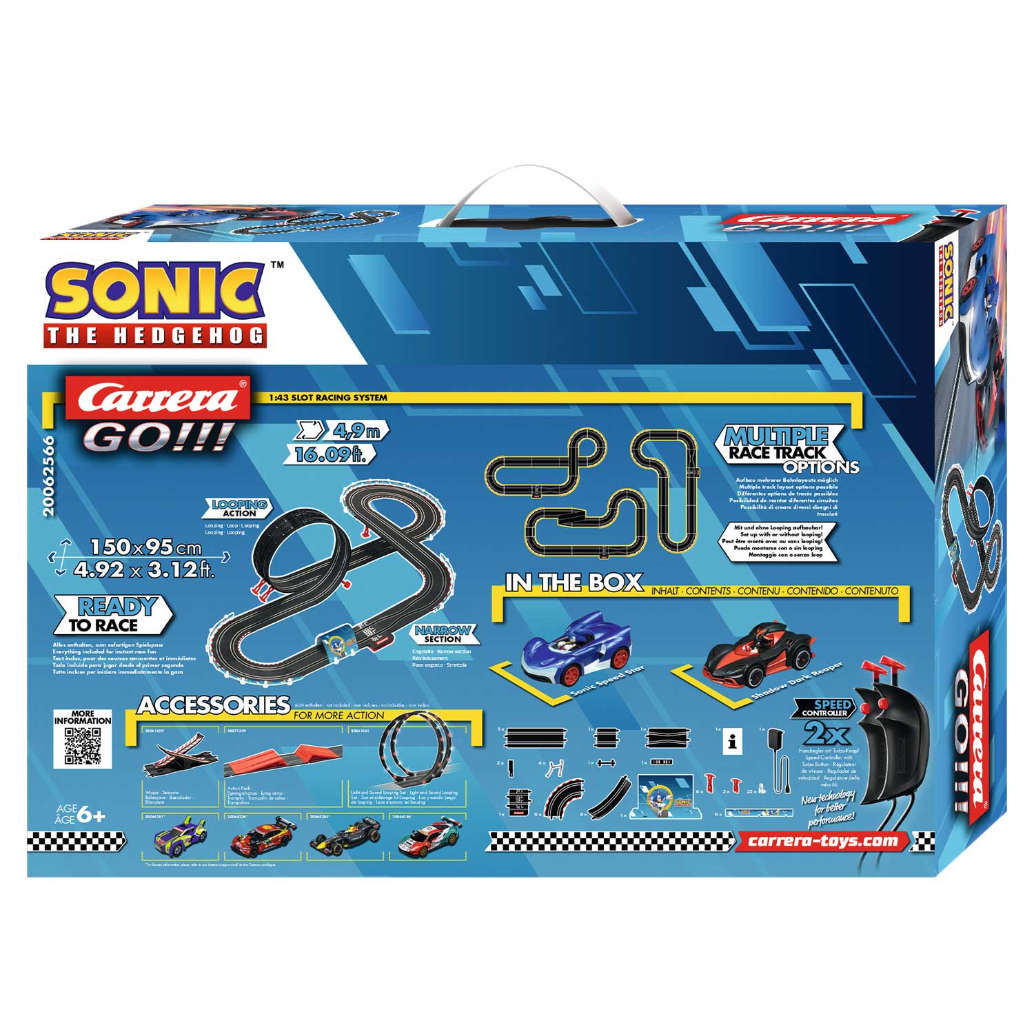 Carrera - Pista Sonic 4,9 m