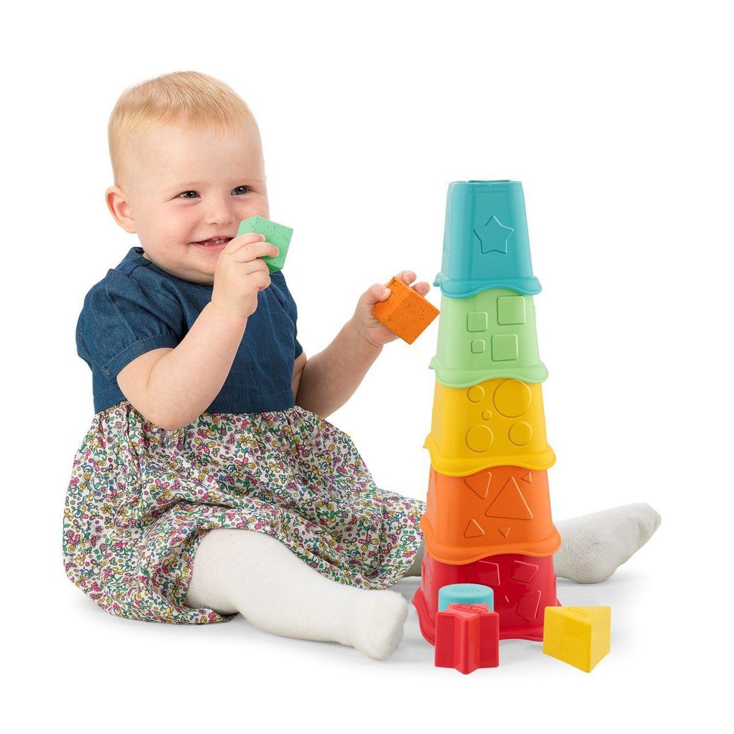 Chicco - Eco+ Tazze Impilabili 2In1