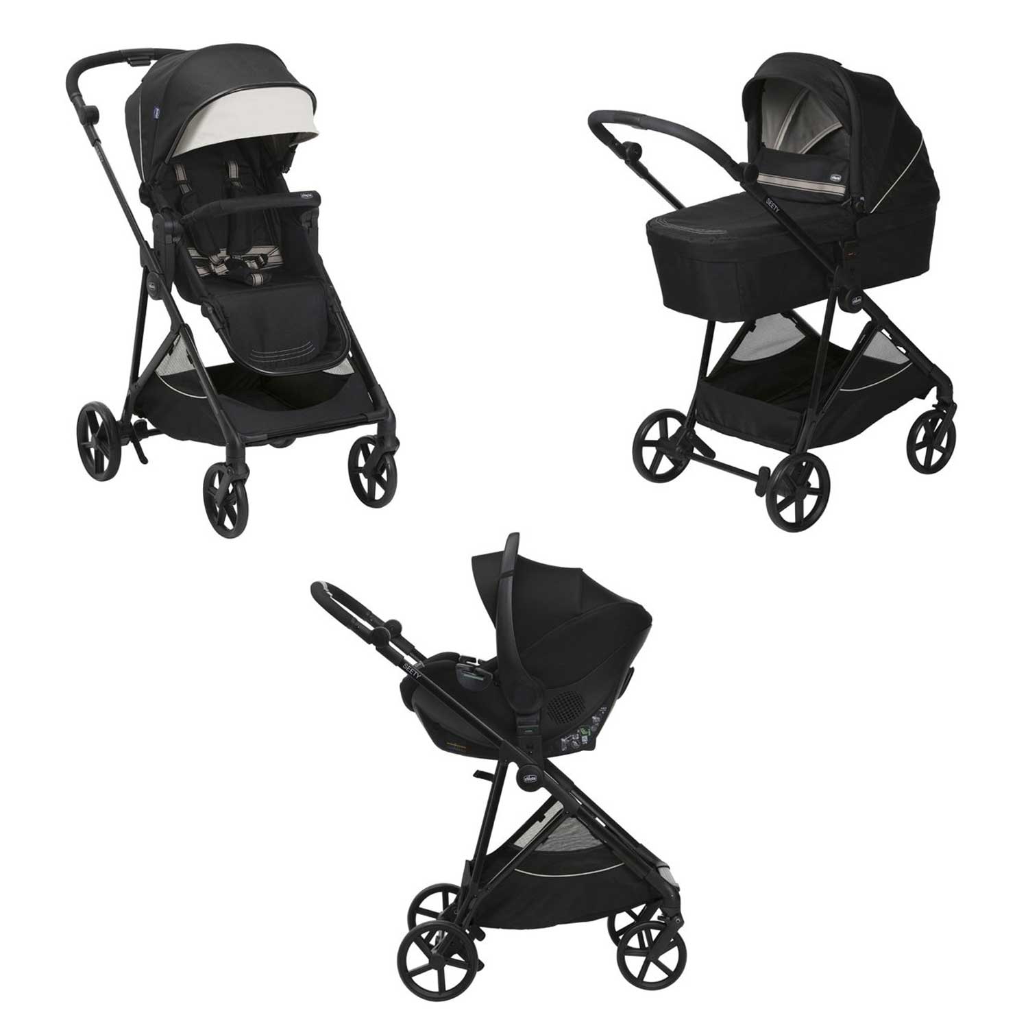 Chicco - Trio Seety 2 Con Kory Essential Isize