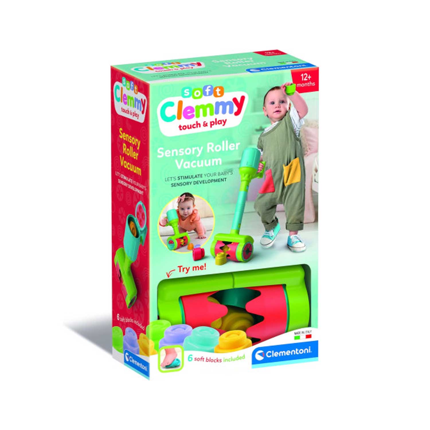 Clementoni - Clemmy Baby Sensory Roller Vacuum