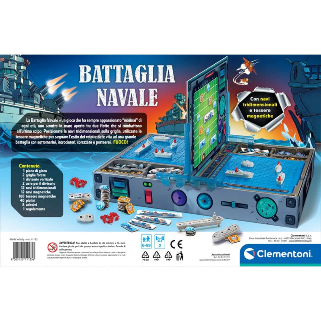 Clementoni - Gioco Da Tavolo Battaglia Navale 11133