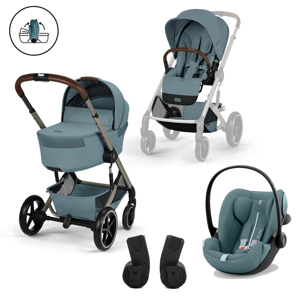 Cybex - Trio Balios S Lux Con Navicella Richiudibile E Cloud G3 Isize Plus