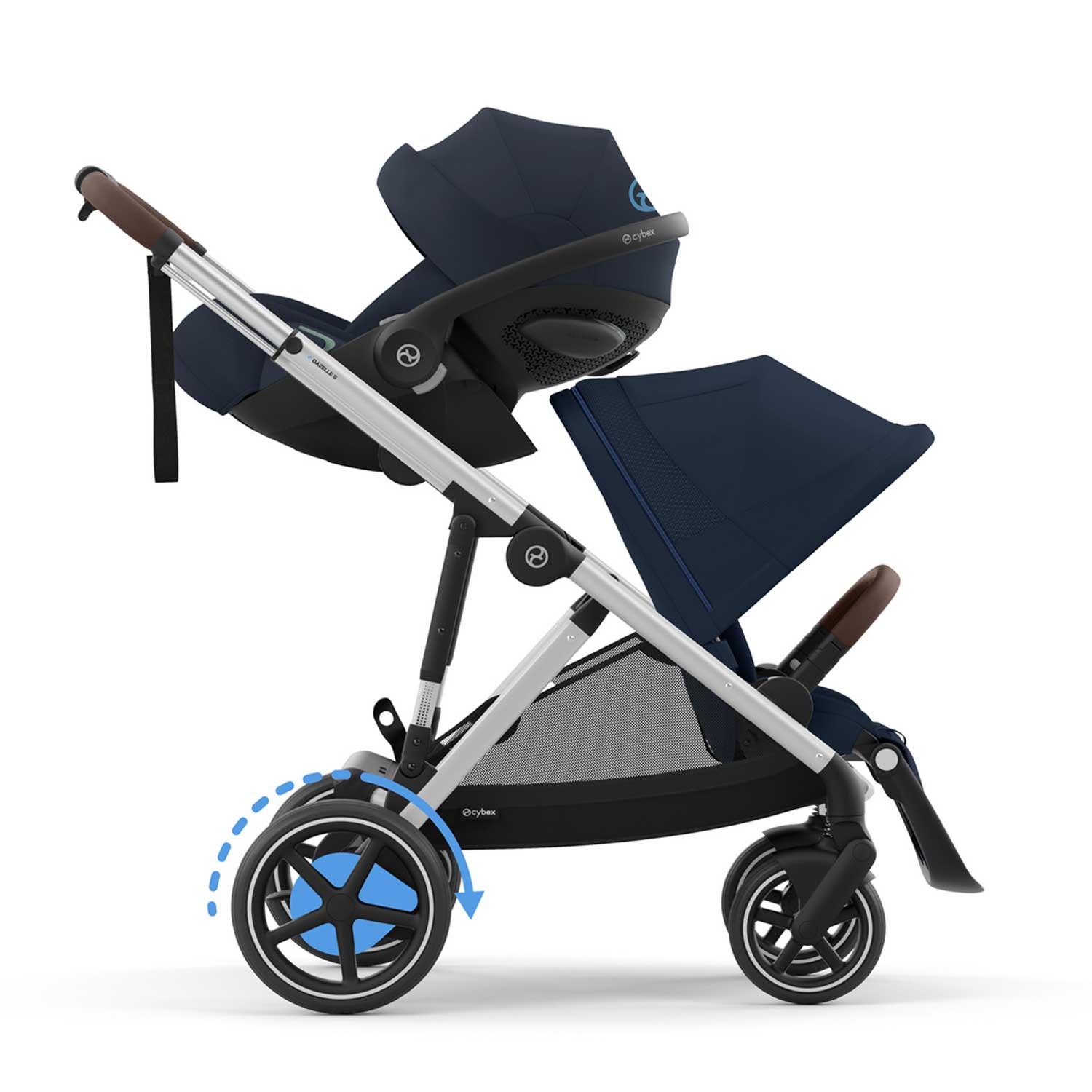 Cybex - E Gazelle S con seconda seduta e Cloud G Isize Plus