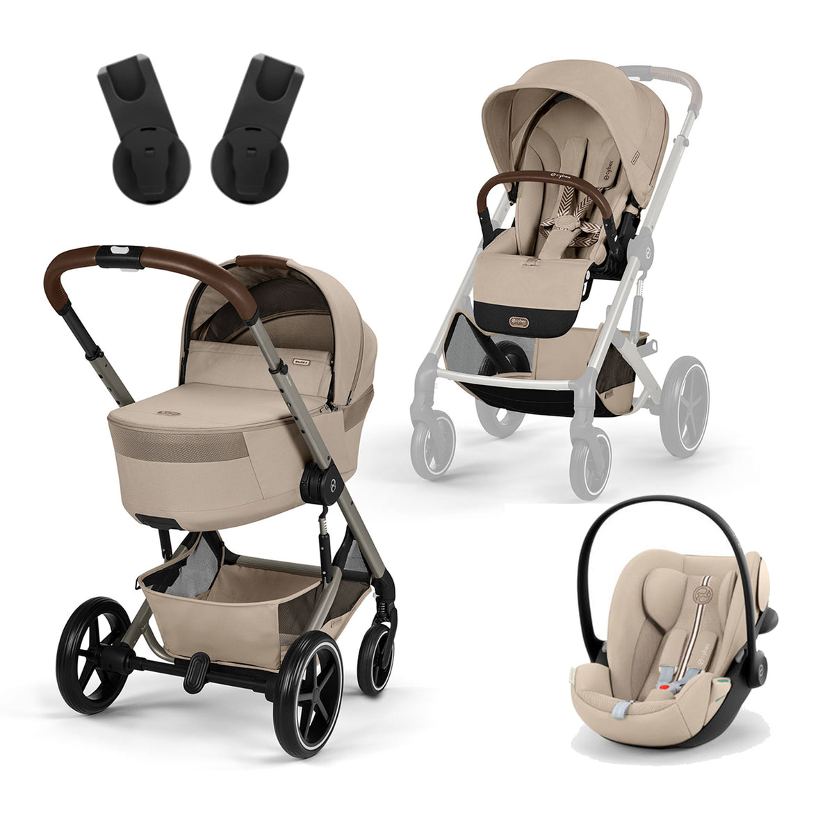 Cybex - Trio Balios S Lux Con Navicella Richiudibile E Cloud G3 Isize Plus