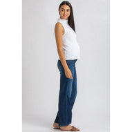 DAD JEANS WA01  - Jeans Premaman a Gamba Larga