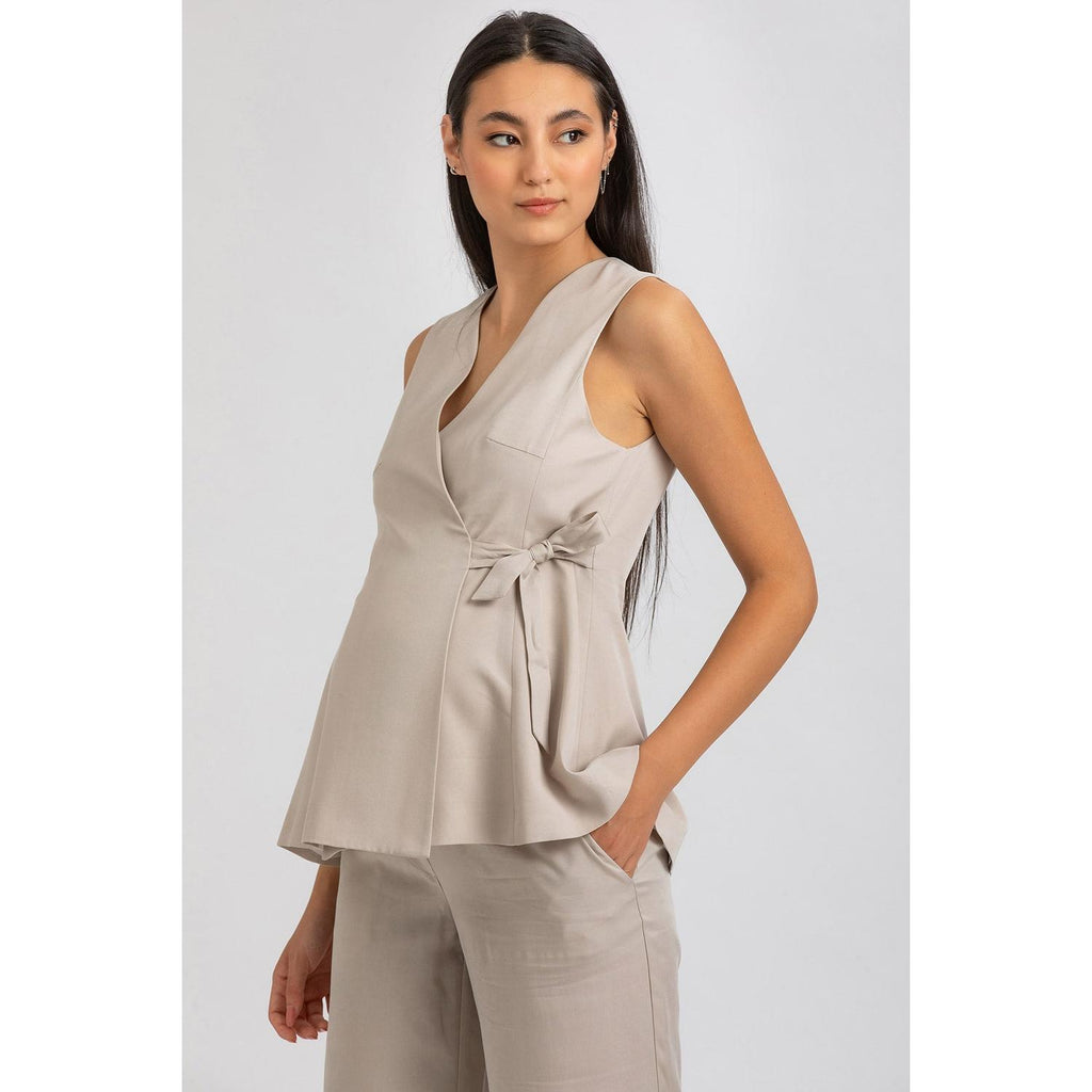 DARCY - Gilet Premaman Ice Beige
