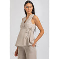 DARCY - Gilet Premaman Ice Beige