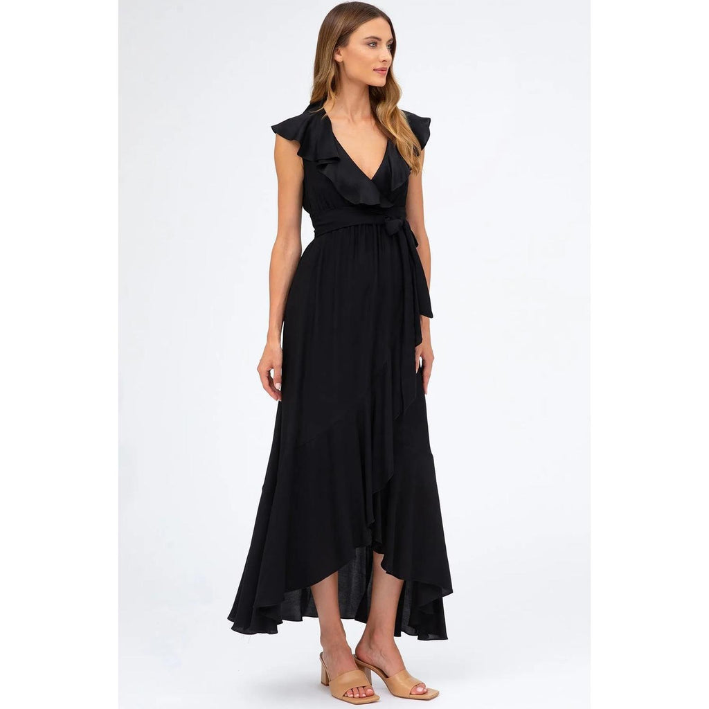 DOROTHEA - Abito Premaman Nero con Rouches