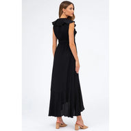 DOROTHEA - Abito Premaman Nero con Rouches