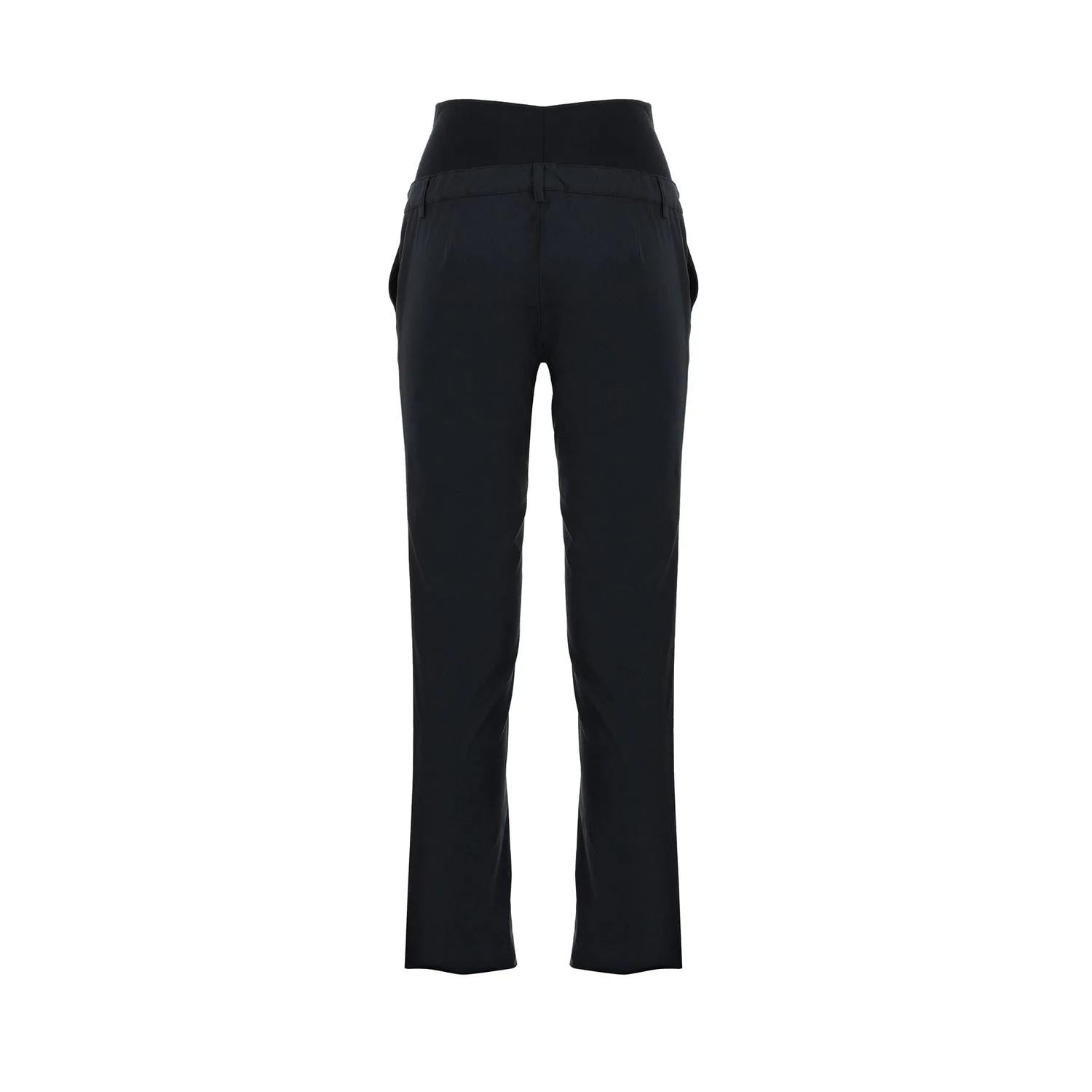 ELWOOD - Pantaloni Premaman Elasticizzati Neri