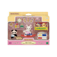 Epoch - Sylvanian Families: Scatola Dei Giochi Per Bebè Coniglio Neve E Bebè Panda