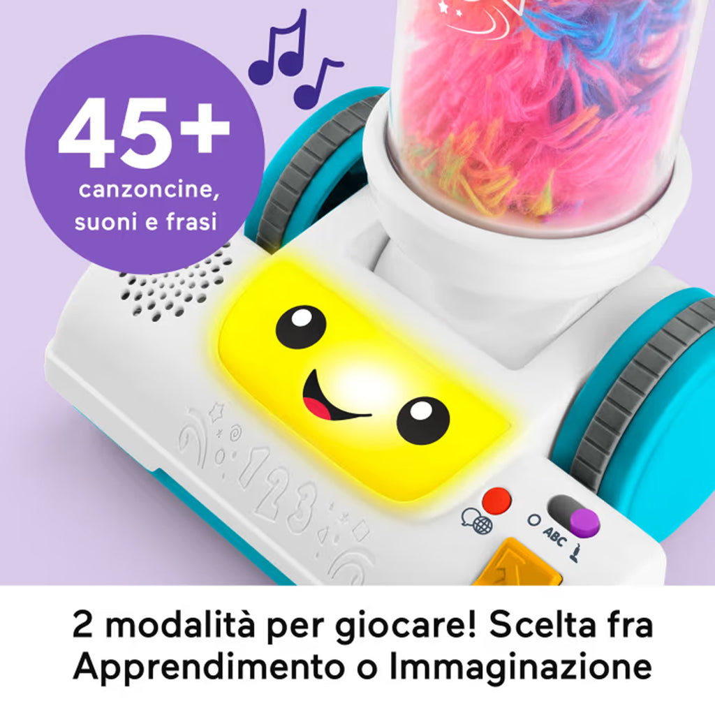 Fisher Price - Aspirapolvere 2 In 1 Ridi E Impara JMM34