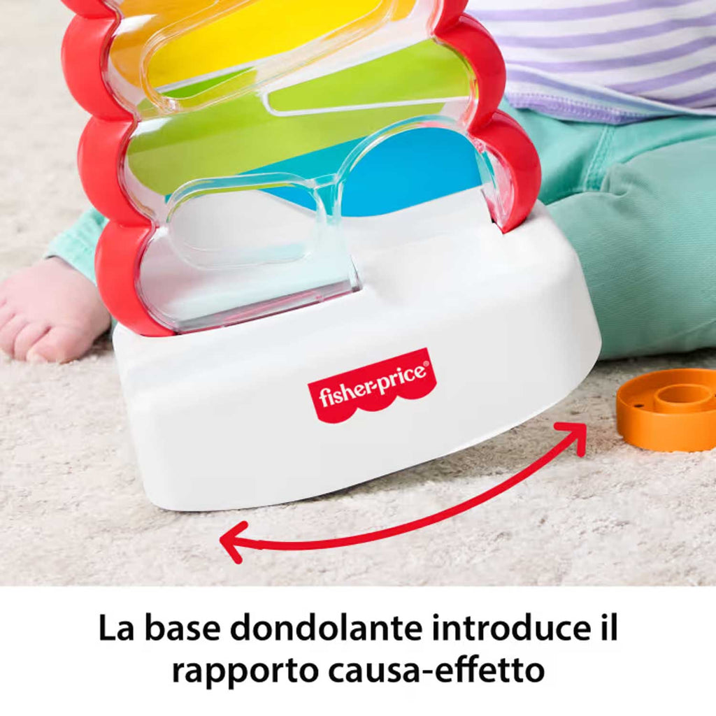 Fisher Price - Piramide 5 Anelli JLB81