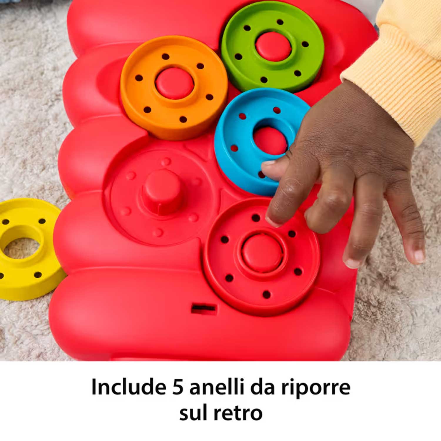 Fisher Price - Piramide 5 Anelli JLB81