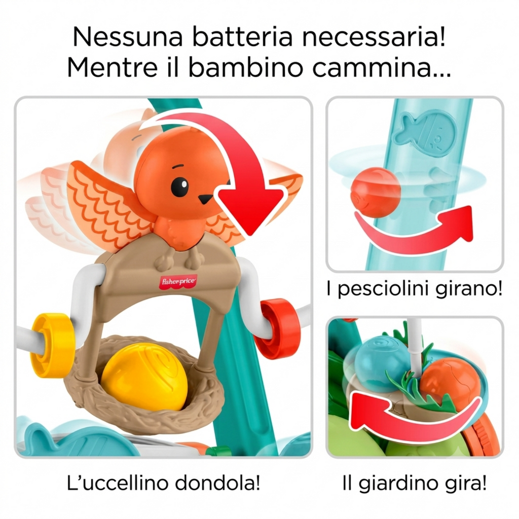 Fisher Price - Tartaruga Primi Passi JKD63