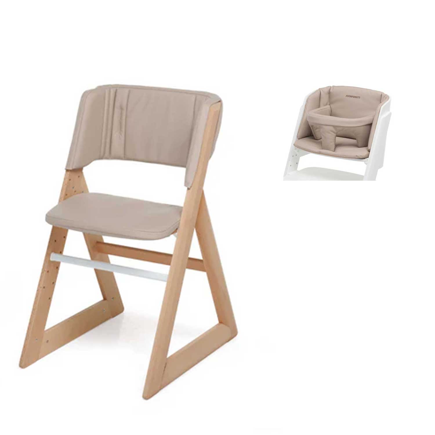 Foppapedretti - Sedia Evolutiva Stile + kit imbottito incluso