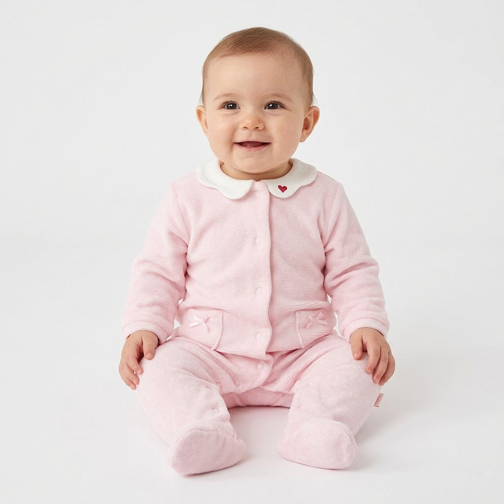 Wonderlife - Pigiama Tutina Invernale Rosa Per Neonati 260030-I
