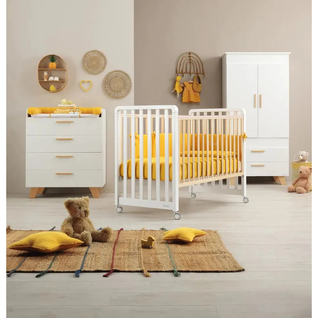 Azzurra Design - Lettino Glam  9 In 1 + Materasso + Completo Piumone Glam