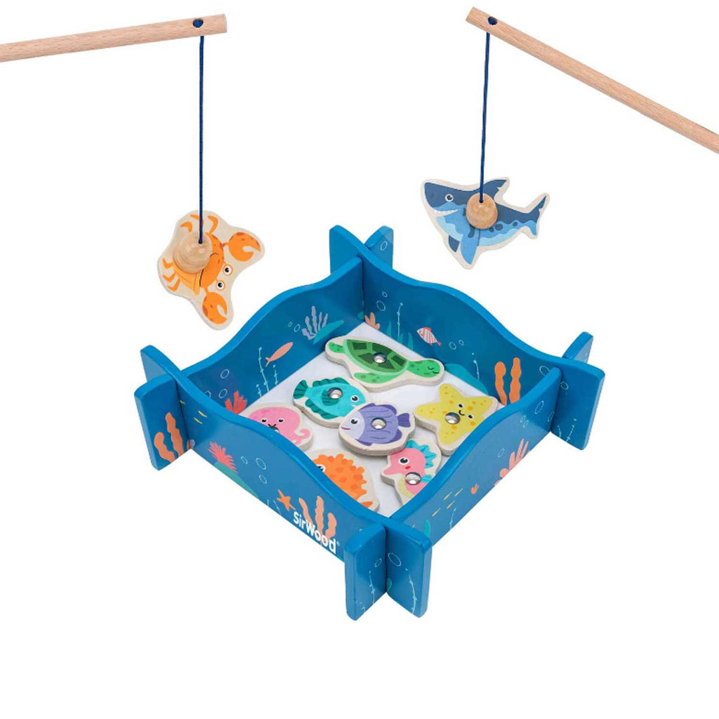 Globo - Wooden fishing game with magnets