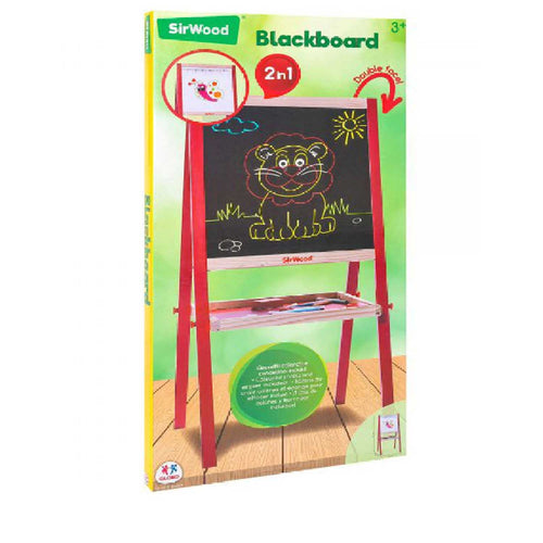 Globe - Wooden blackboard