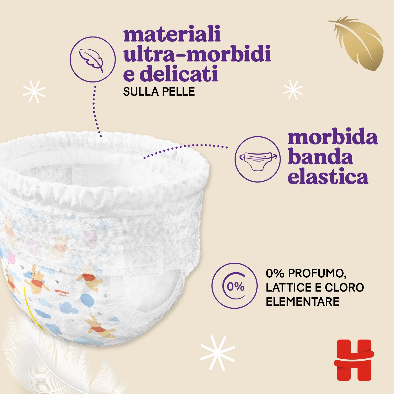 Huggies - Extra Care Mutandine taglia 4 (26 PZ)