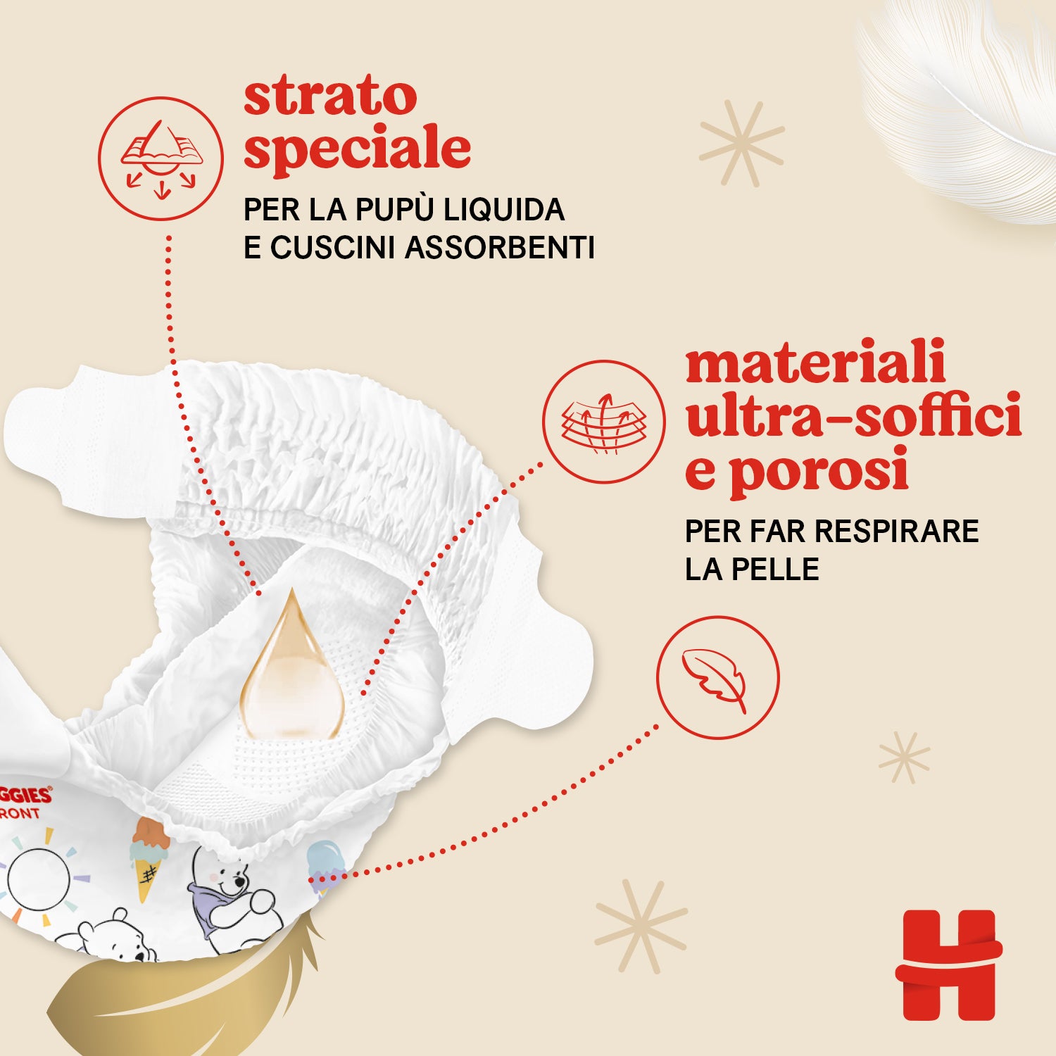 Huggies - Extra Care Pannolini taglia 0 (25 pz)