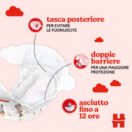 Huggies - Little Movers Pannolini Gigapack taglia 5 (126 pezzi)