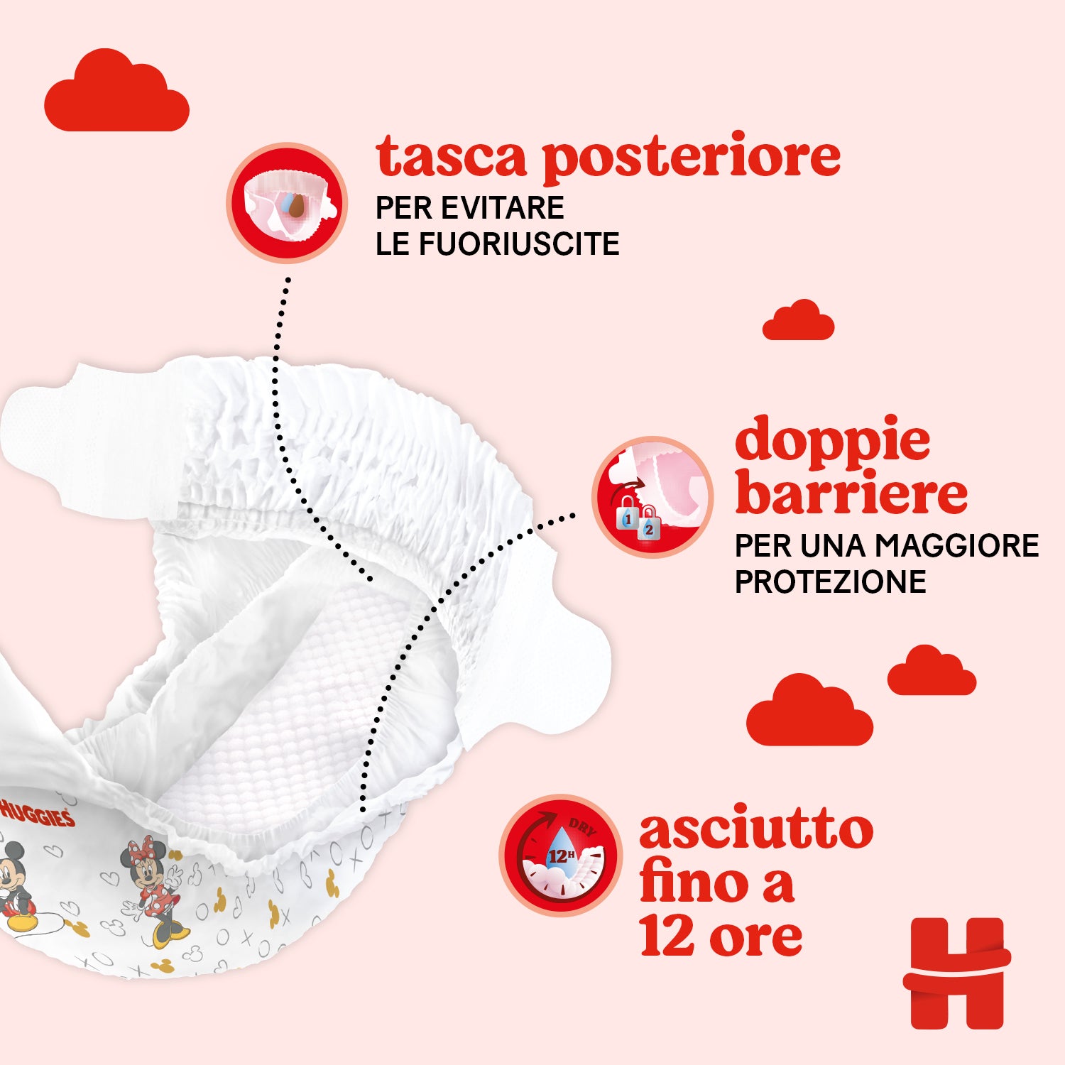 Huggies - Little Movers Pannolini Gigapack taglia 5 (126 pezzi)