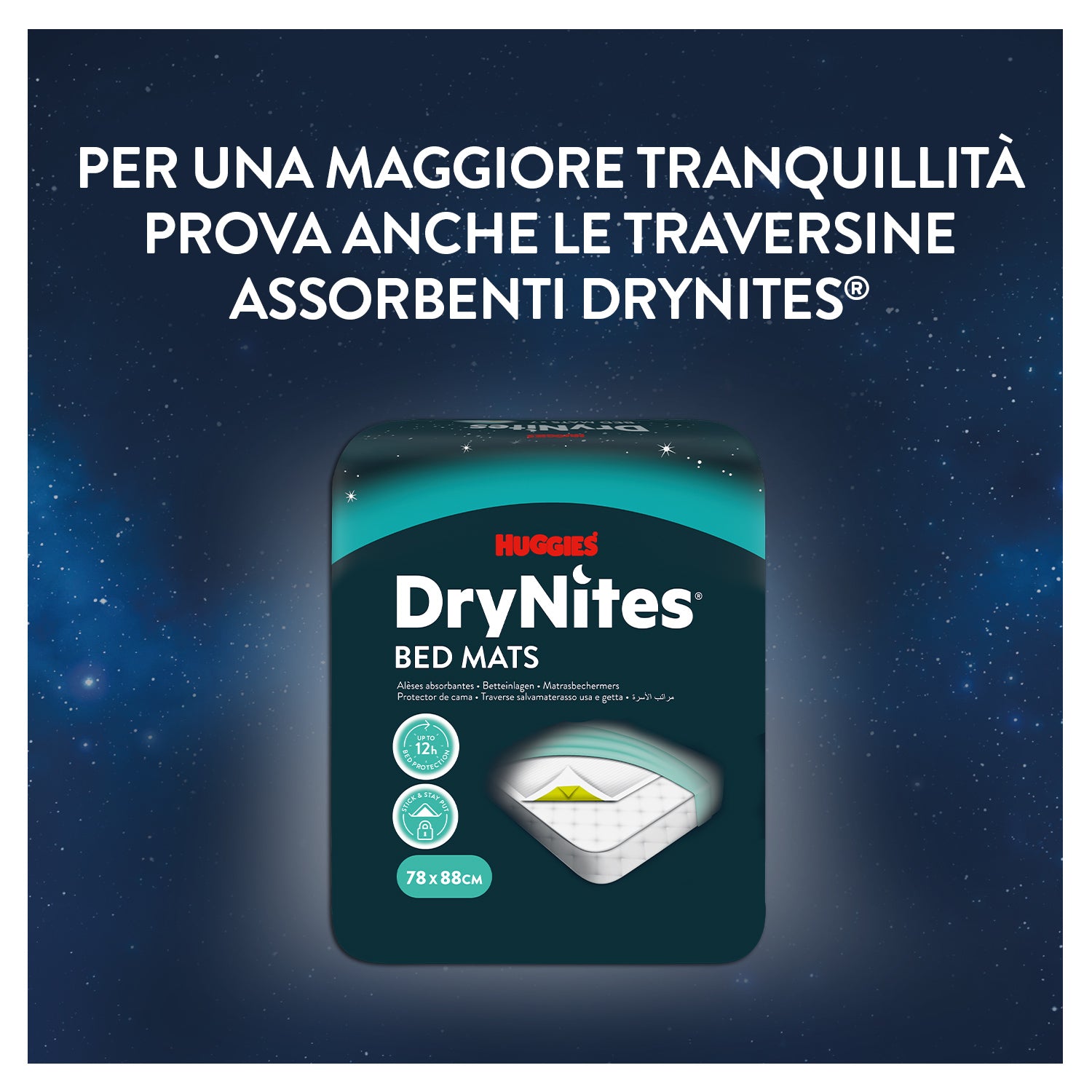 Huggies - Mutandine Assorbenti Drynites Boy 4/7anni 17/30 Kg: Confezione 10 Pz